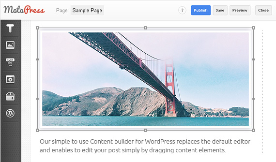 Page builder for WordPress